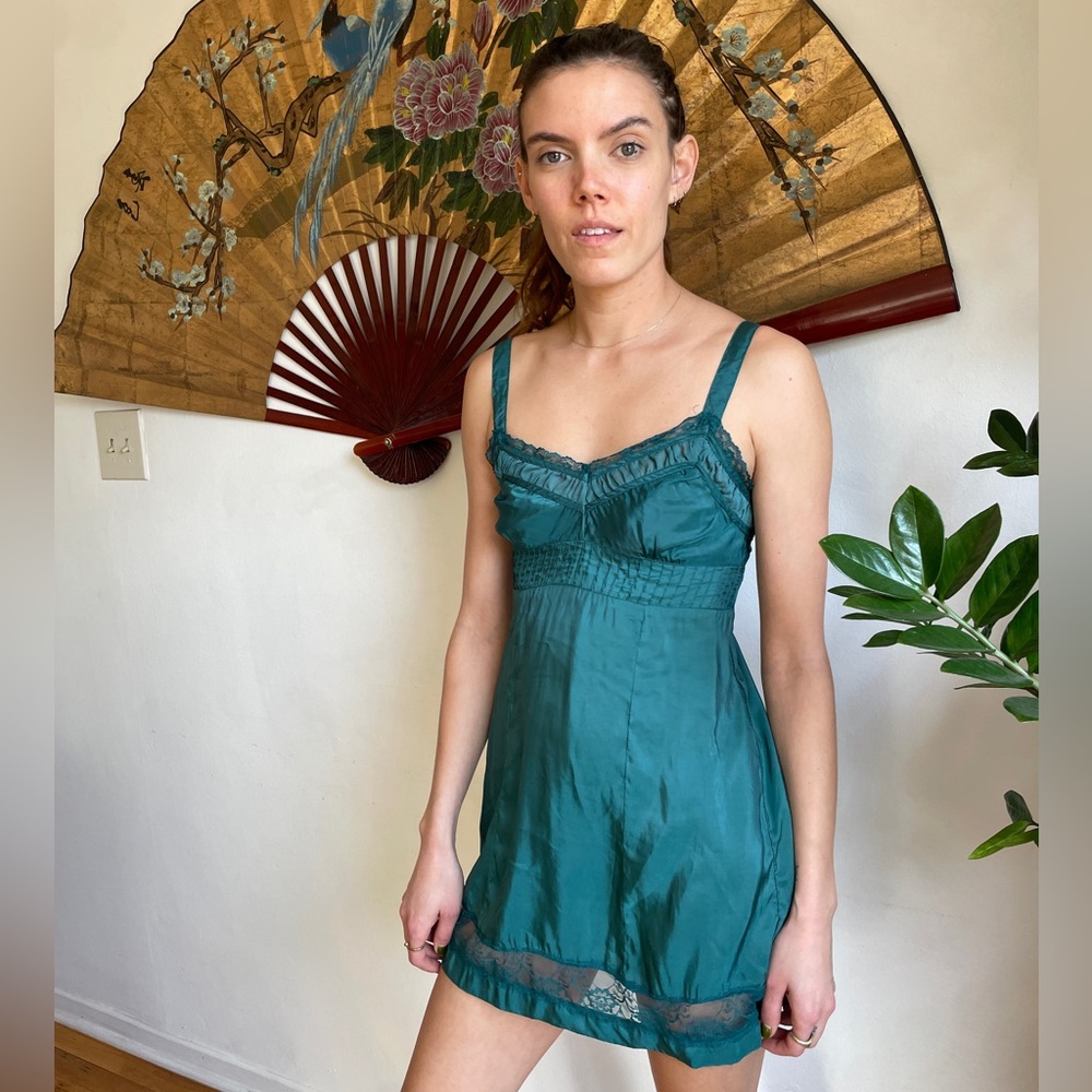Teal dress